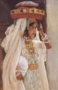Jeune fille arabe Portant le pain (mk32) Henry d Estienne